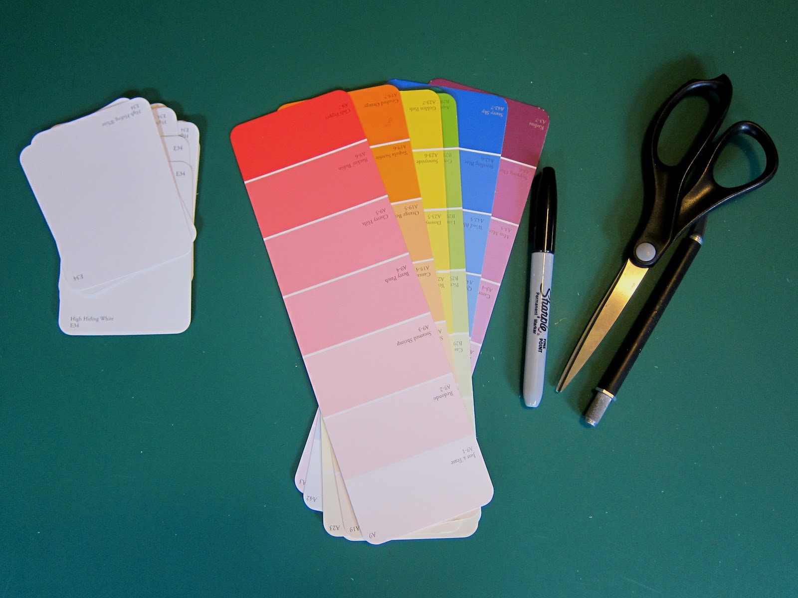 Paint Chip Word Families