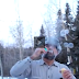 A Canadian Couple Blows Bubbles In -45 Celsius Weather