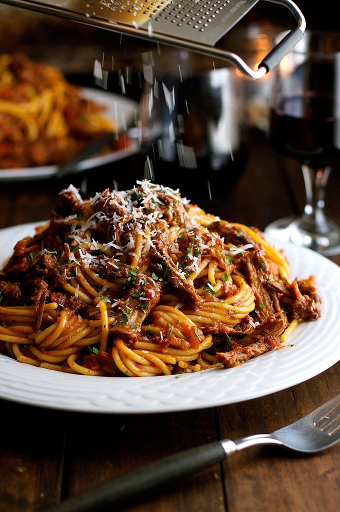 SLOW COOKED SHREDDED BEEF RAGU PASTA Delicious Cooking Recipes