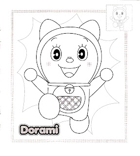 doraemon free to print coloring page