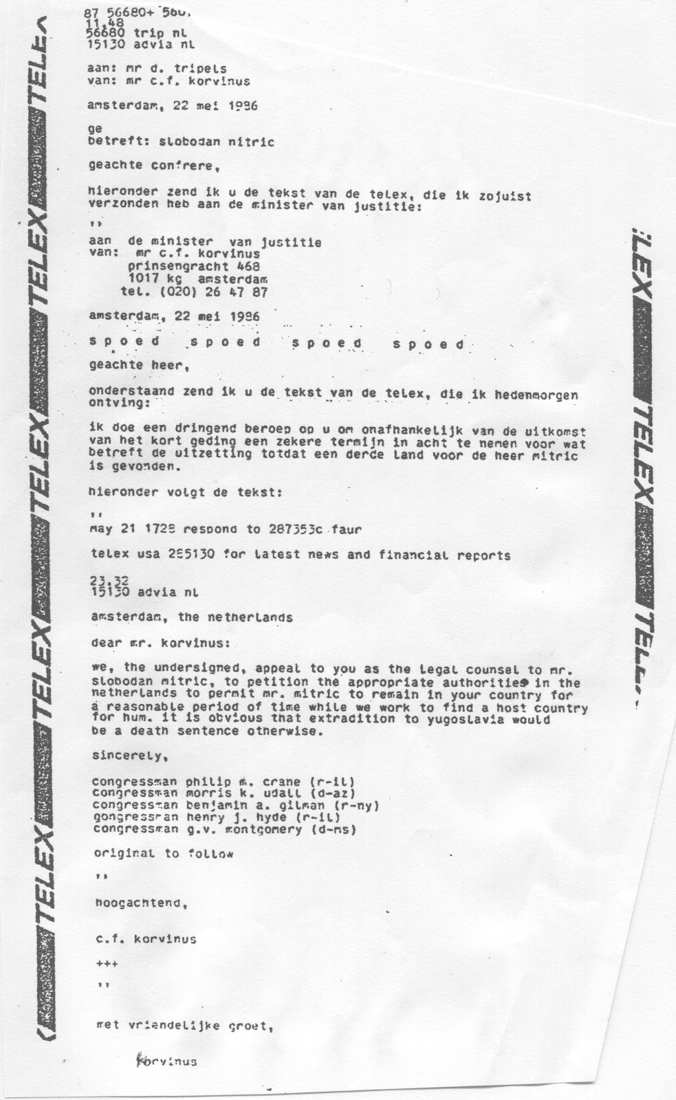 Cv Slobodan Radojev Mitric Bijlage Xii Uit Doodlopende Weg