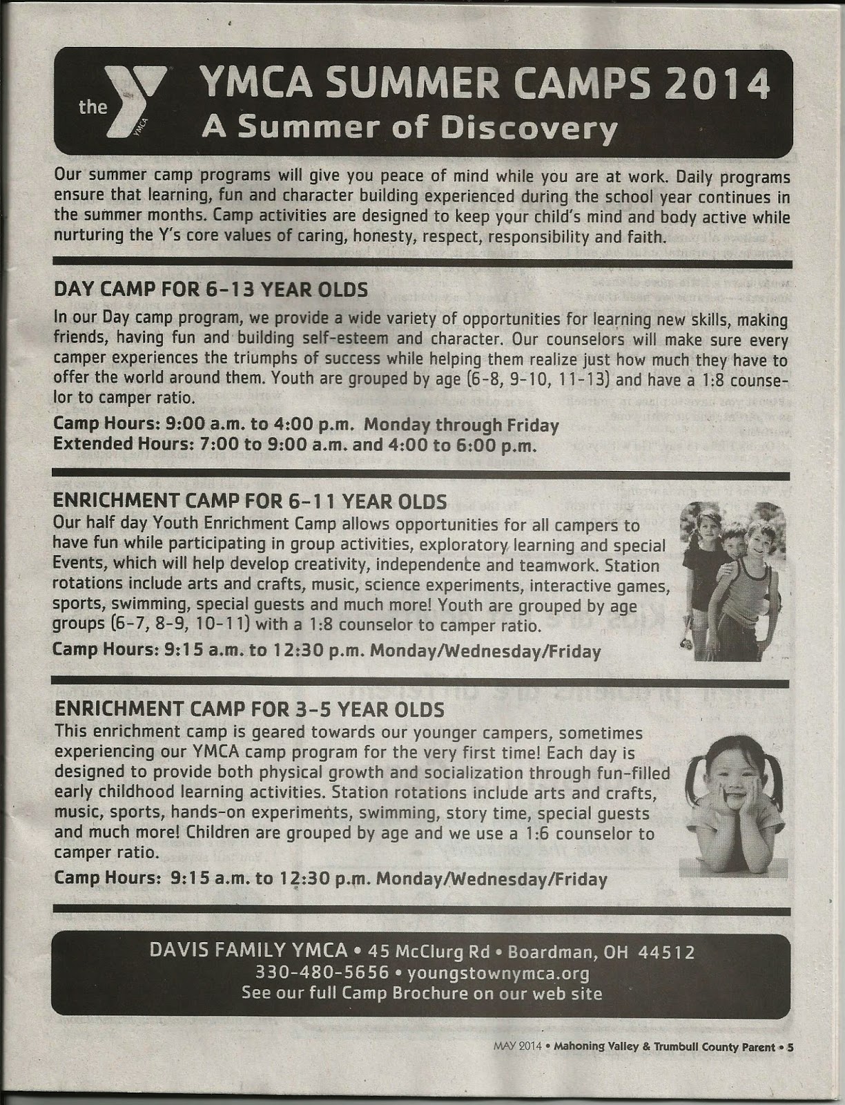 Kidding Around YMCA Summer Camp 2014