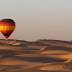 Flying on a magical hot air balloon