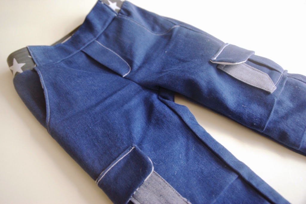 kudzu cargo pants with elastic waistband