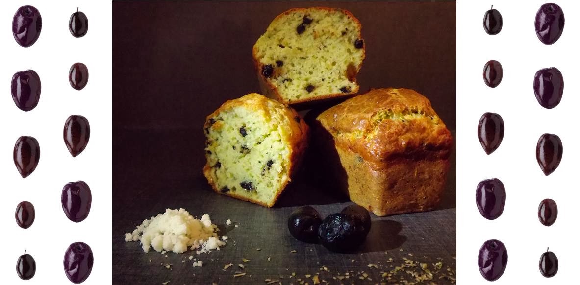 L Atelier Des Gourmands Mini Cakes Sales Parmesan Olives Noires Et Origan