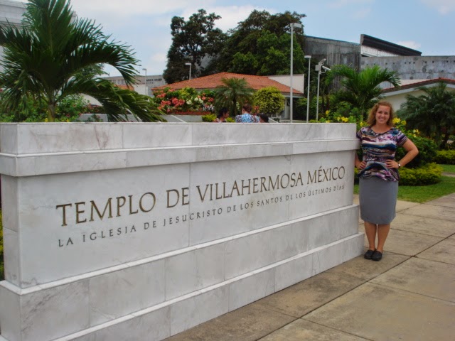 Elise at temple