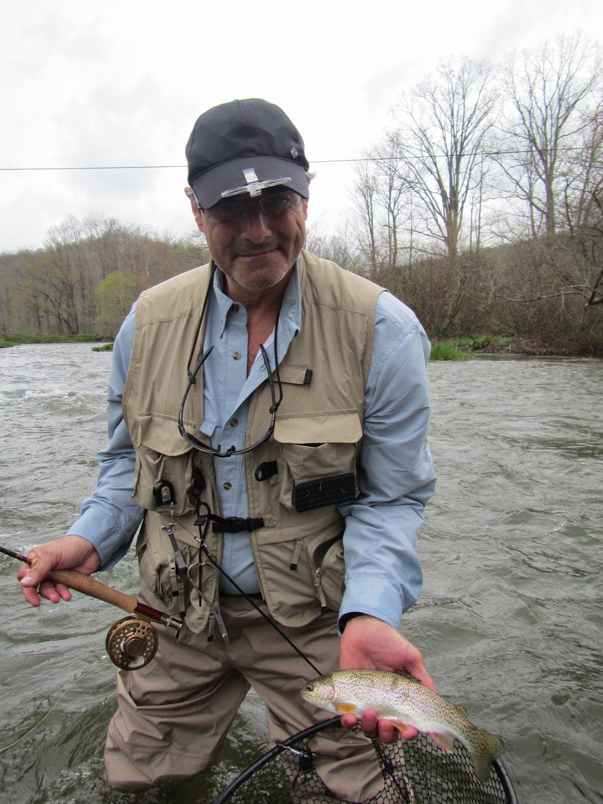 Western Maryland Fly Fishing Fishing between the Rain storms on the