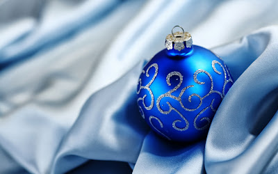 blue ornaments for christmas