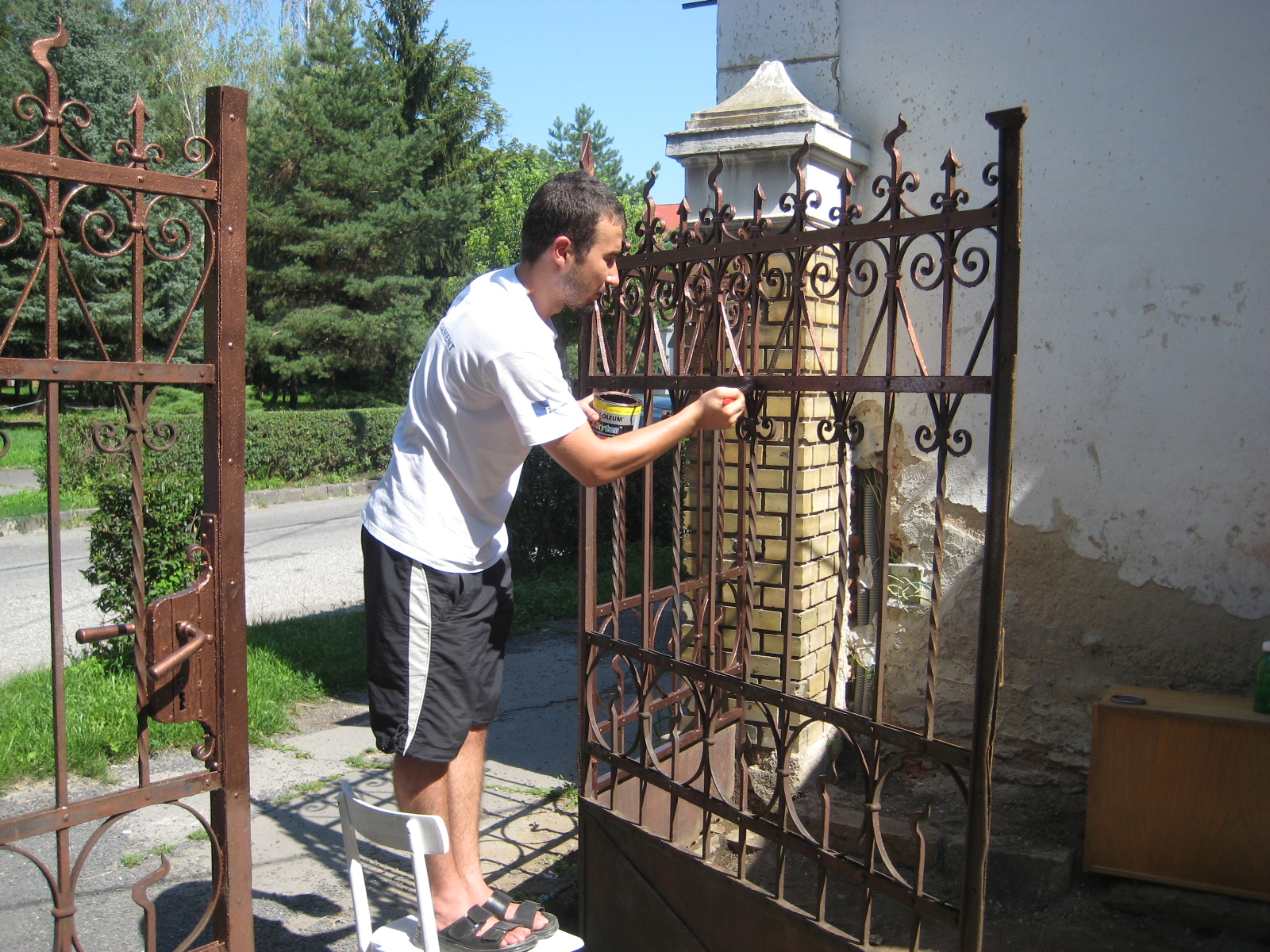 EVS in Slovakia We Painted Iron Gate