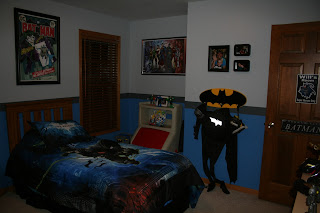 Melissa's Blog: Will's Batman Bedroom - Boys Batman Bedroom