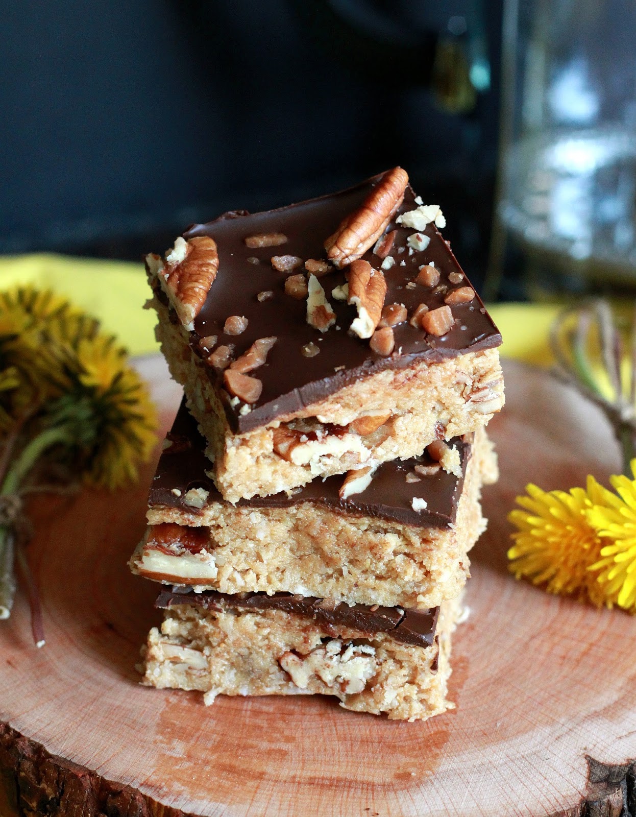 Feeding My Addiction Butter Pecan Protein Squares