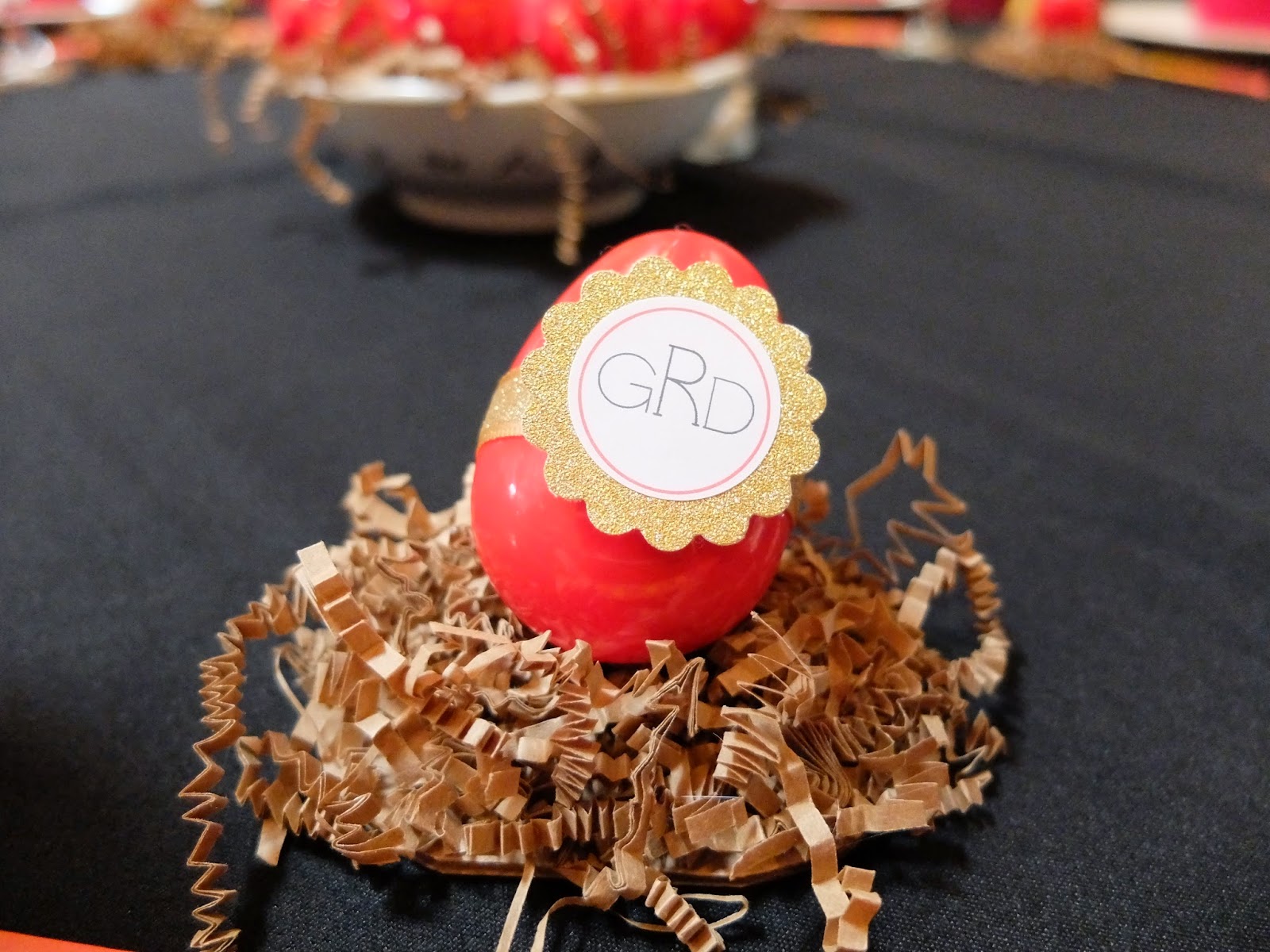 My First Red Egg & Ginger Party Simply Sarah Style