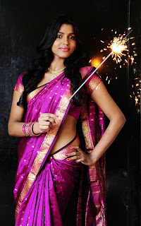 Actress Dhansika  Saree Beautiful  Stills Photoshoot images
