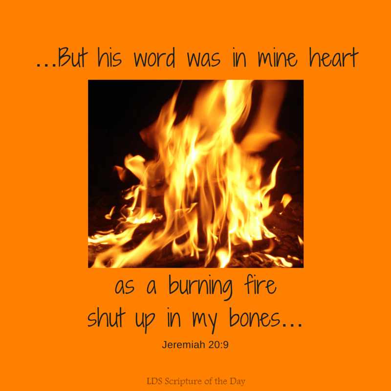 LDS Scripture of the Day Jeremiah 209,11