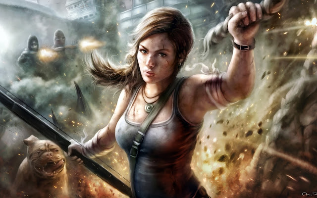 Wallpaper Lady Lara Croft