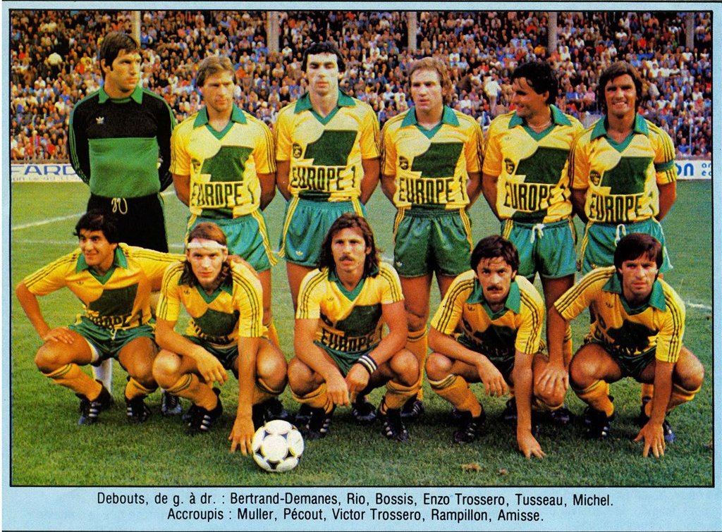 Old School Panini FC Nantes FC Valence 1980