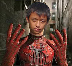 weits, that's spiderman from sayang-gakure. . . hehe...
