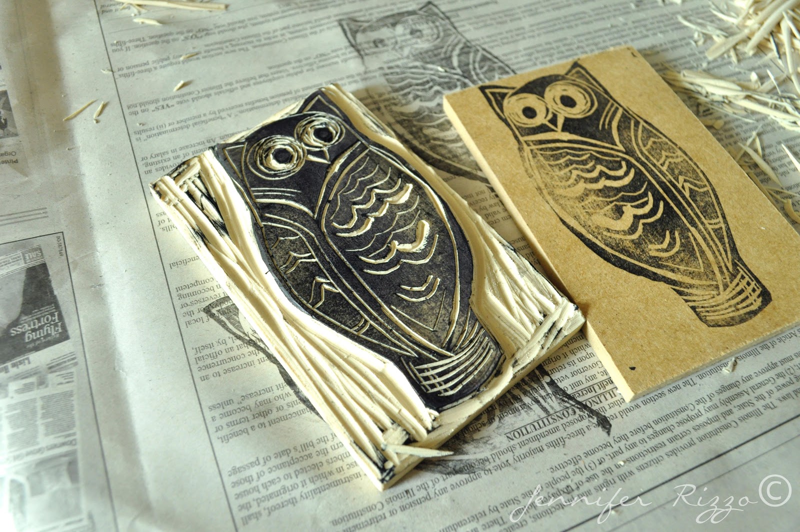 Carve your own rubber stamps,it's a hoot!!!.... Jennifer Rizzo