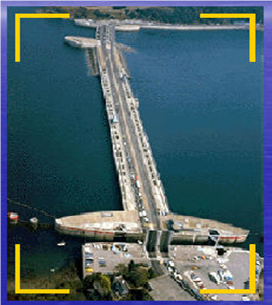 How does the rance tidal power station work image