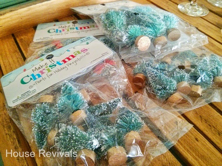 You can buy new bottle brush trees at craft stores like Hobby Lobby or