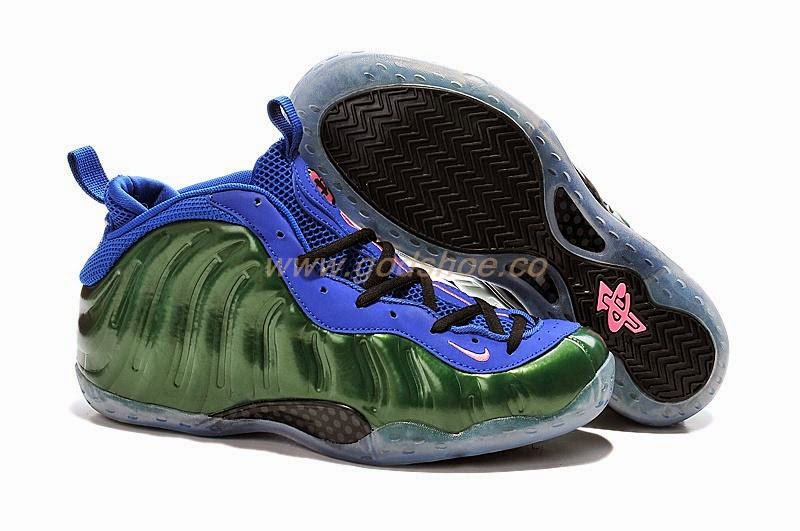 Nike Air Foamposite one Green Blue shoes