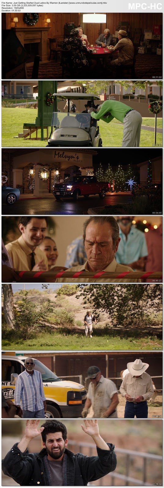 Capturas de la película.