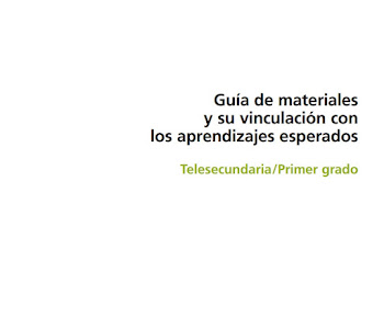 GUIA DE MATERIALES Y SU VINCULACIÓN CON LOS APRENDIZAJES