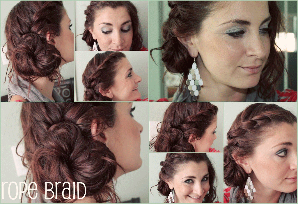 Ma Nouvelle Mode Front Rope Braid & Braided Headband