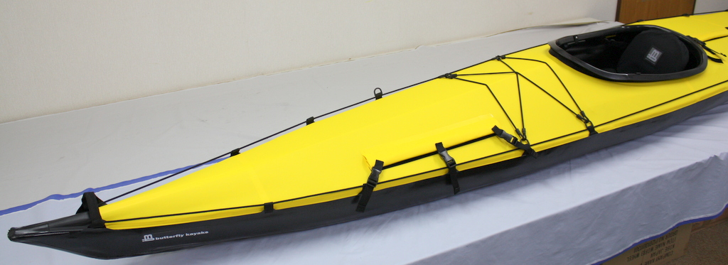 フォールディングカヤックビルダー ２０１３クルーソー４６０コックピットポッド イエロー ラージバウハッチ