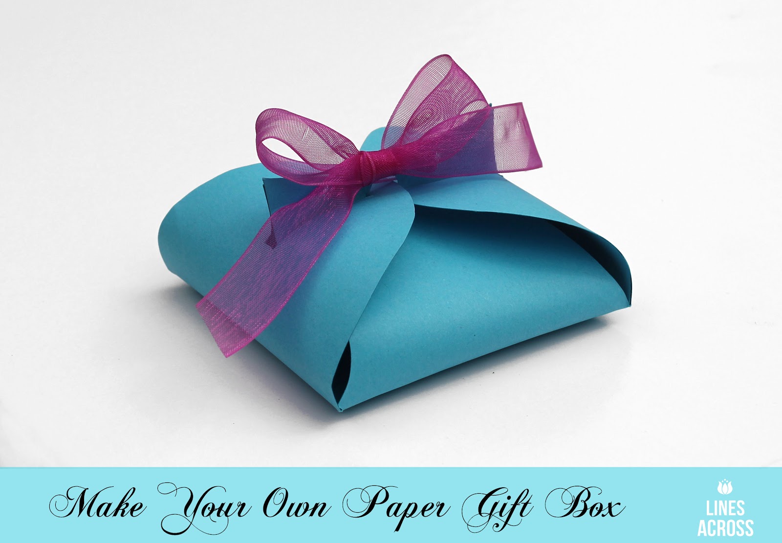 "Lines Across": Make Your Own Paper Gift Box