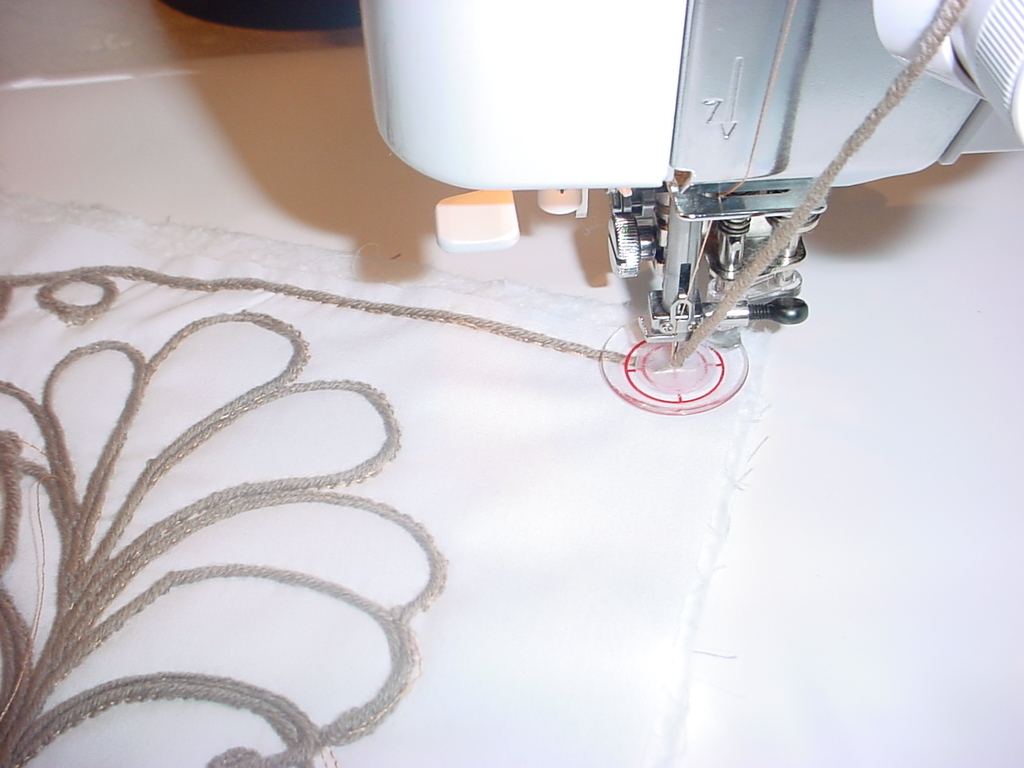 Amy's Free Motion Quilting Adventures Free Motion Couching Foot Tutorial