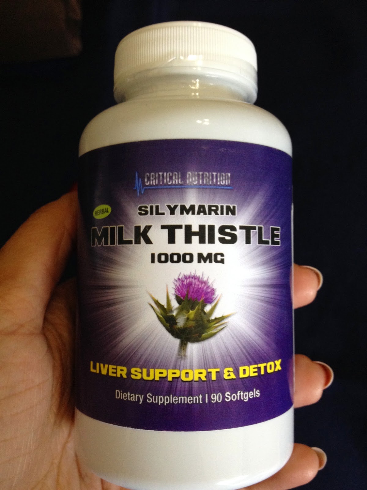 My Product Reviews Silymarin Milk Thistle Extract Liver Support Review