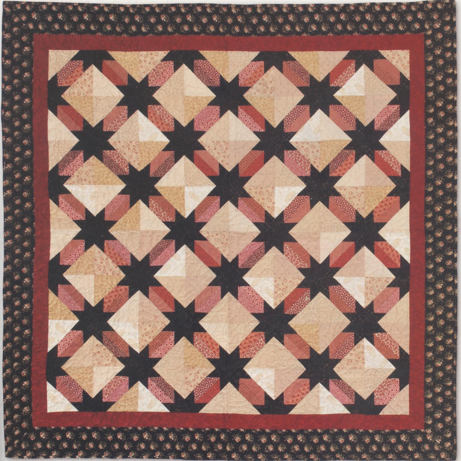 England Street Quilts: WIP - Ethan s Hunter s Star Quilt