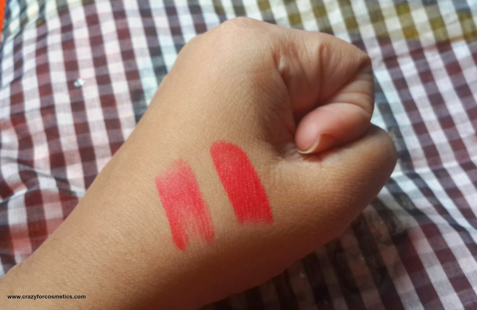 Loreal Moist Matte Lincoln rose lipstick swatch & review