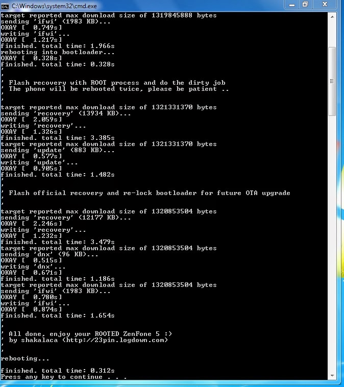 Berhasil Root Asus Zenfone 5 KitKat Berhasil Root Asus Zenfone 5 KitKat