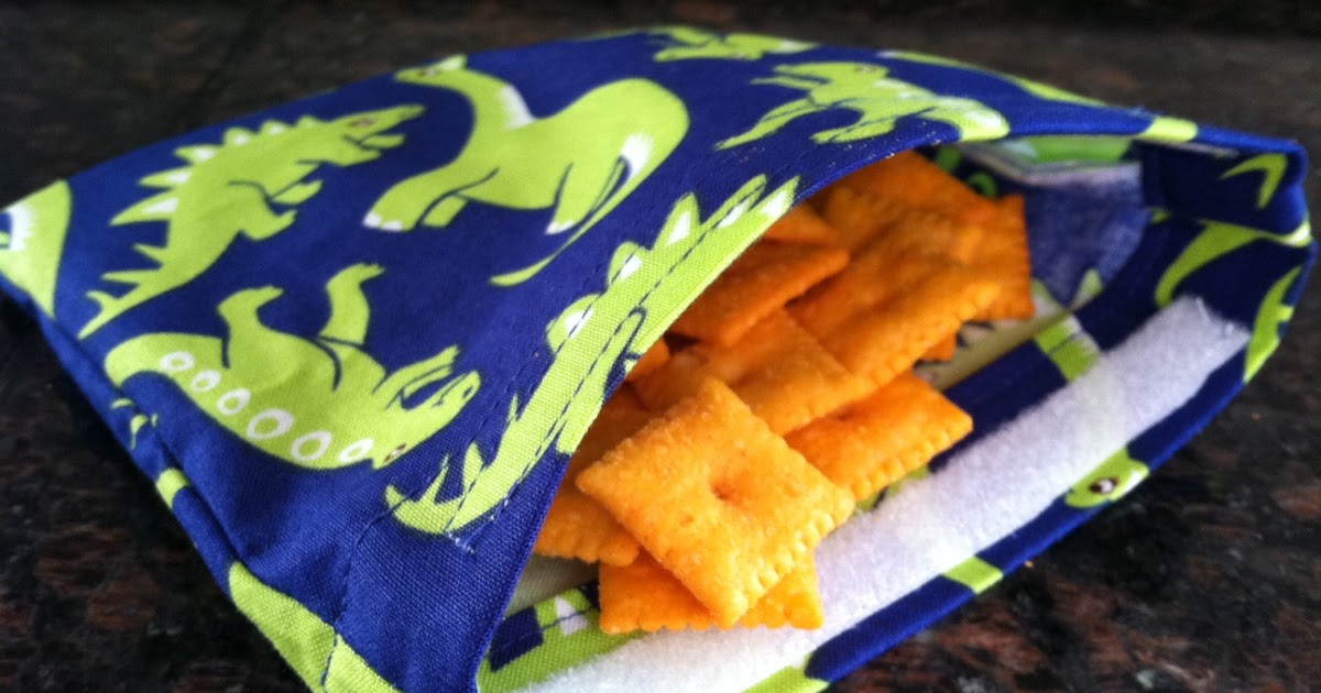 bubby's handmade. Snack Pouches with French Seams