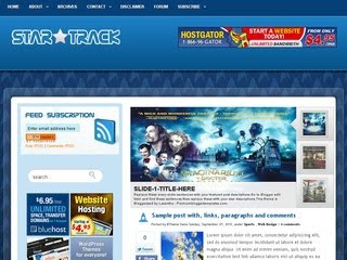 Star Track Wordpress Template