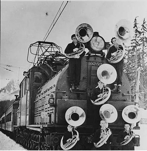 Tubas on a Train