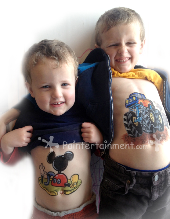 Paintertainment Mini Belly Paintings!