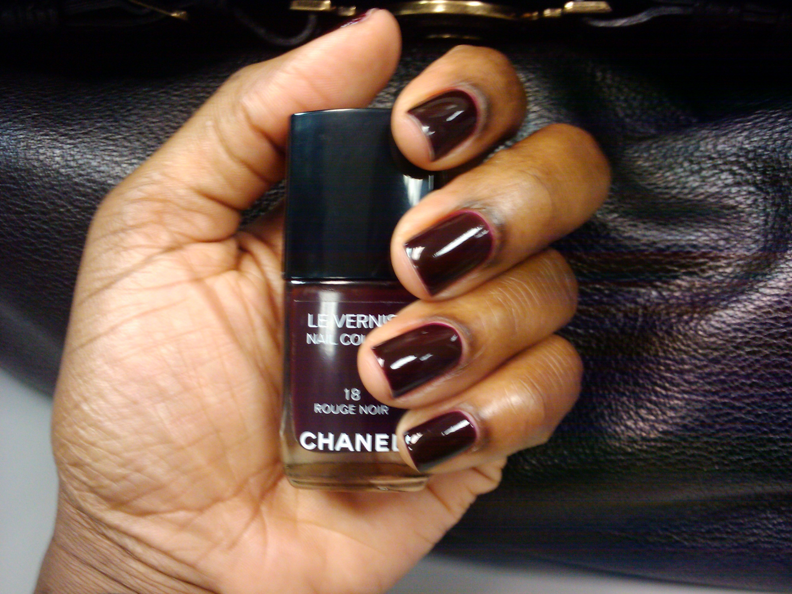 Chanel Rouge Noir- Mani of the Week & Chanel Coromandel, Chanel Pirate and Chanel  Black Satin - of the comely