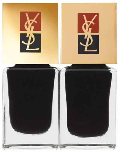 Матов и лъскав черен лак за нокти YSL – Duo Terriblement Noir