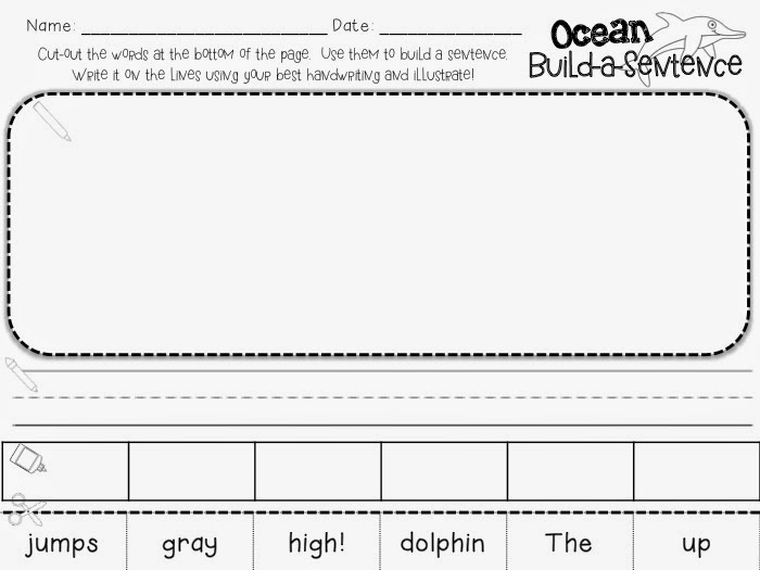 Kindergarten SuperKids: Fish Frenzy: Literacy Resources + a Rainbow