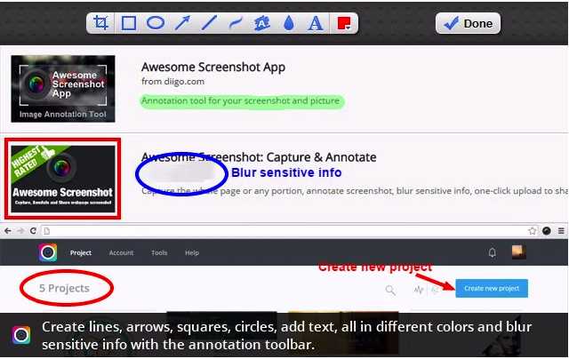 add awesome screenshot to chrome toolbar
