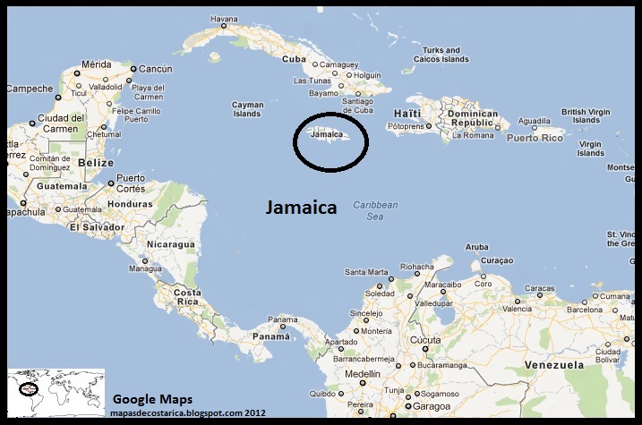 Mapa Do Jamaica