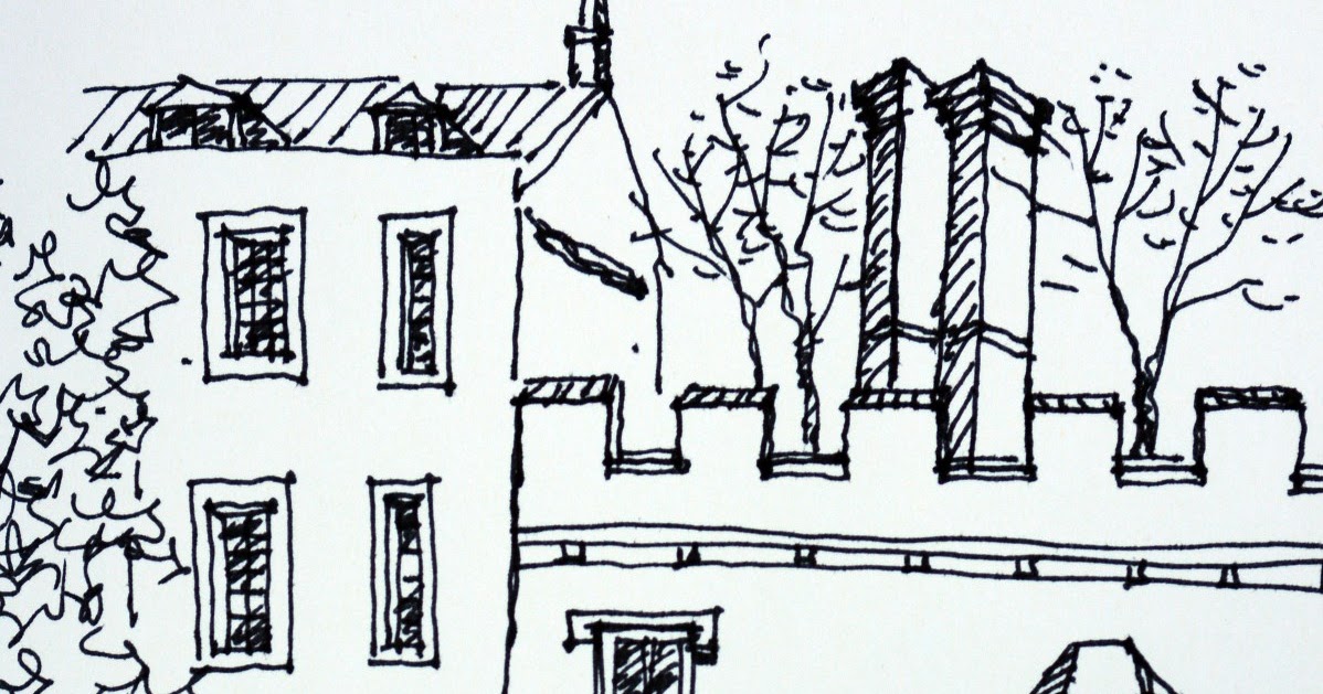 Nature and Life Sketches London Sketch Residence house