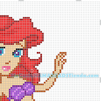 hama beads mini la sirenita 02