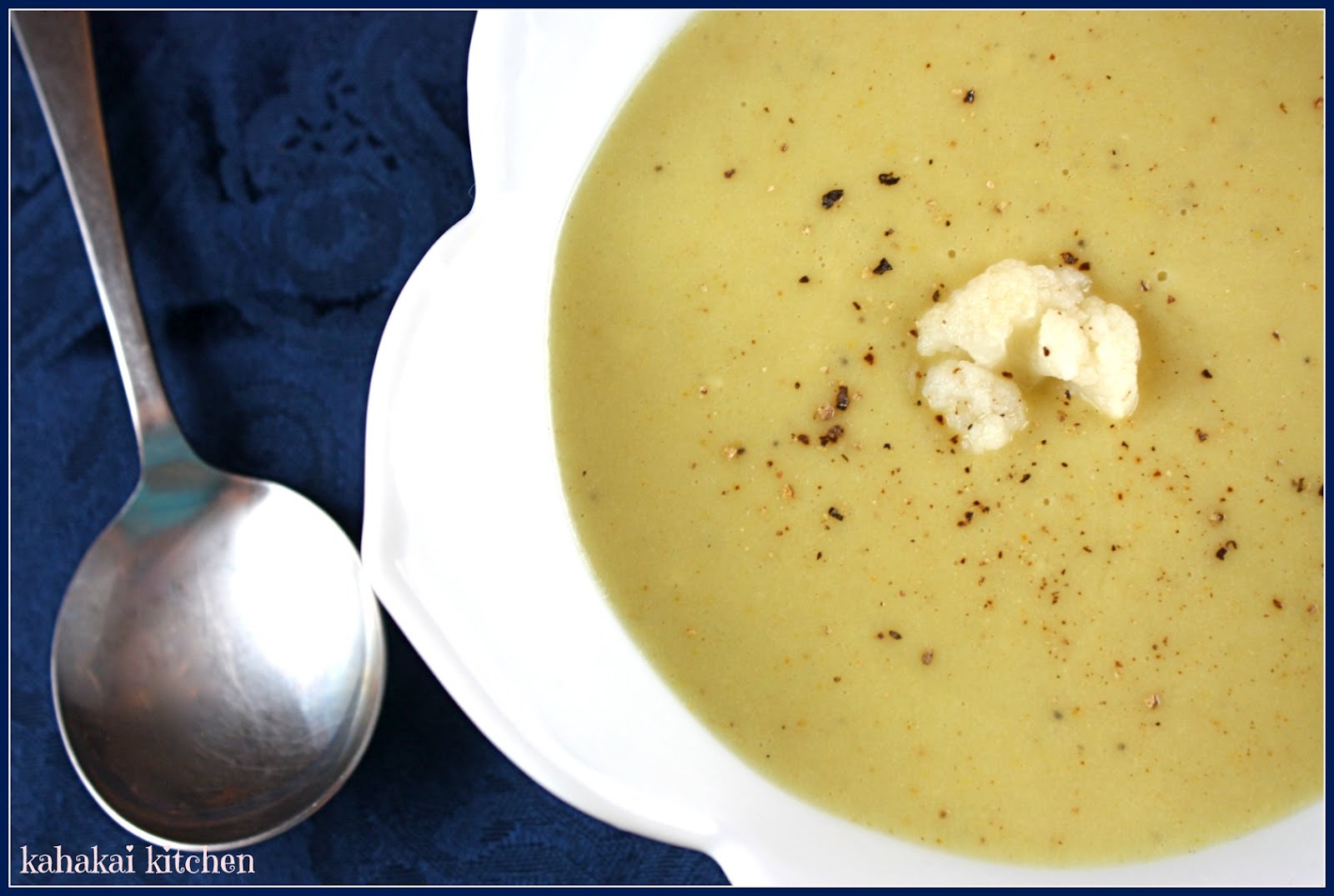 Kahakai Kitchen Soothing Cauliflower Soup with Coriander, Cumin