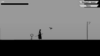 A dude and his ambiguously, inexplicably manifested bird.