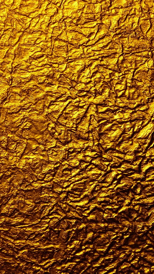 Gold Crumpled Wrapping Texture  Android Best Wallpaper