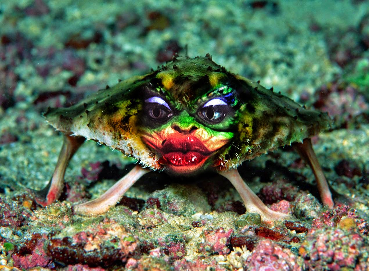 RED LIPPED BATFISH photos wallpapers the fun bank